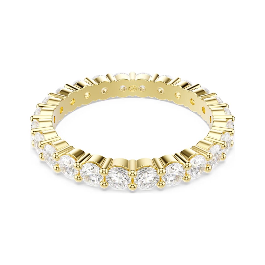 Swarovski Matrix Vittore sormus, keltakullattu ja kirkkaat zirkonit