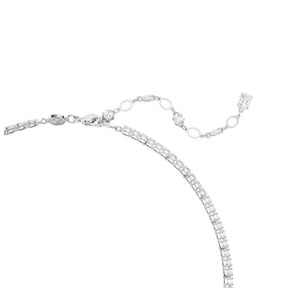 Swarovski Matrix Y kaulakoru, vaalea metalli ja kirkkaat kristallit 5692533