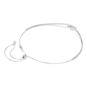 Swarovski Matrix kaulakoru, vaalea metalli ja kirkkaat zirkoniat, 5754020