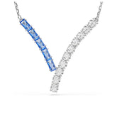 Swarovski Matrix kaulakoru, siniset ja kirkkaat zirkoneilla, 5732265