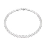 Swarovski Matrix kaulakoru, vaalea metalli ja kirkkaat kristallit 5662277