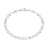 Swarovski Matrix kaulakoru, vaalea metalli ja kirkkaat kristallit 5662277