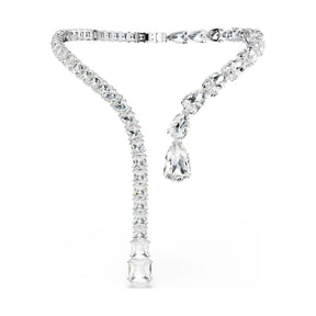Swarovski Matrix kaulakoru, vaalea metalli ja kirkkaat kristallit 5692517