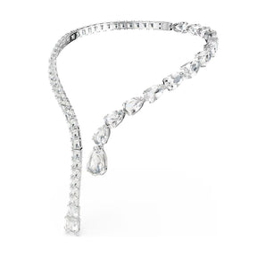 Swarovski Matrix kaulakoru, vaalea metalli ja kirkkaat kristallit 5692517
