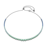 Swarovski Matrix kaulakoru, vihreät ja siniset zirkonit, 5751192