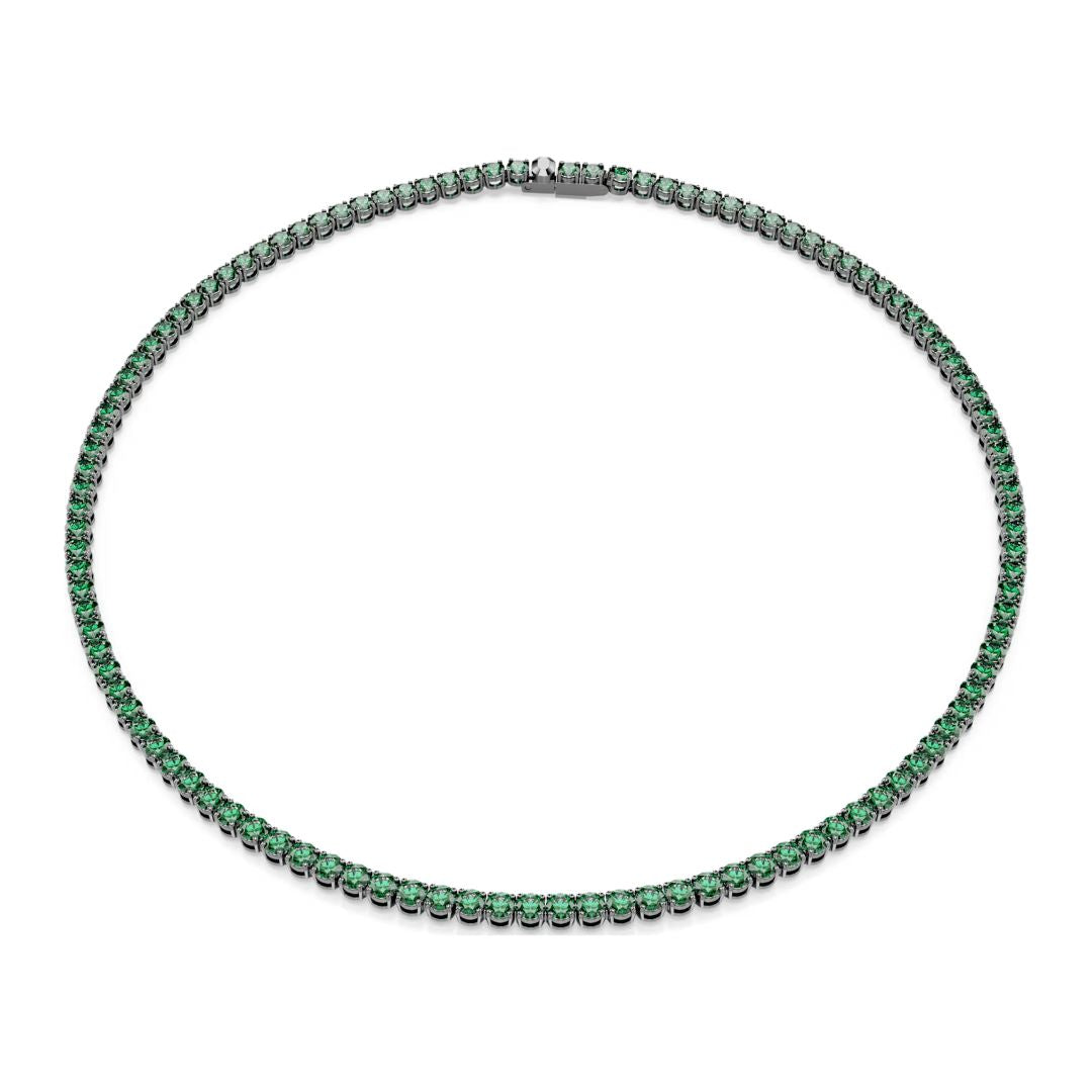 Swarovski Matrix kaulakoru, vihreät zirkonit