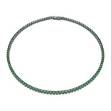 Swarovski Matrix kaulakoru, vihreät zirkonit