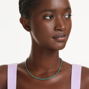 Swarovski Matrix kaulakoru, vihreät zirkonit