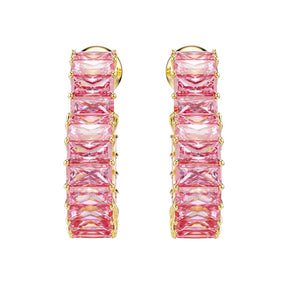Swarovski Matrix korvakorut, keltakullanväri ja pinkit kristallit 5706340