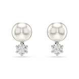 Swarovski Matrix korvakorut, vaalea metalli ja kirkkaat kristallit 5694225