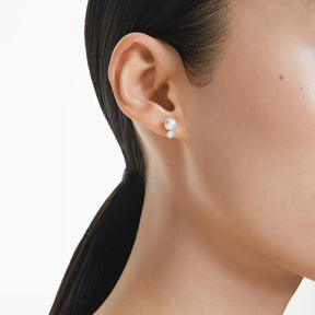 Swarovski Matrix korvakorut, vaalea metalli ja kirkkaat kristallit 5694225