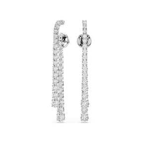 Swarovski Matrix korvakorut, vaalea metalli ja kirkkaat zirkonit 5709257