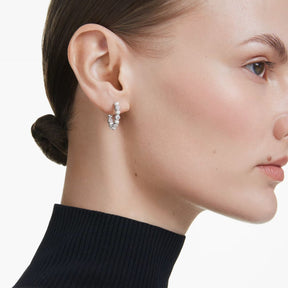 Swarovski Matrix korvakorut, vaalea metalli, kirkkaat zirkonit ja valkoiset helmet 5709256