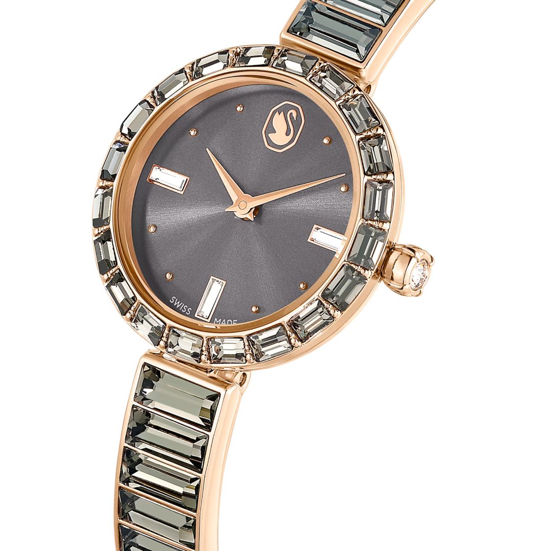 Swarovski Matrix rannekello, ruusukullanvärinen ja harmaat kristallit, 5679887
