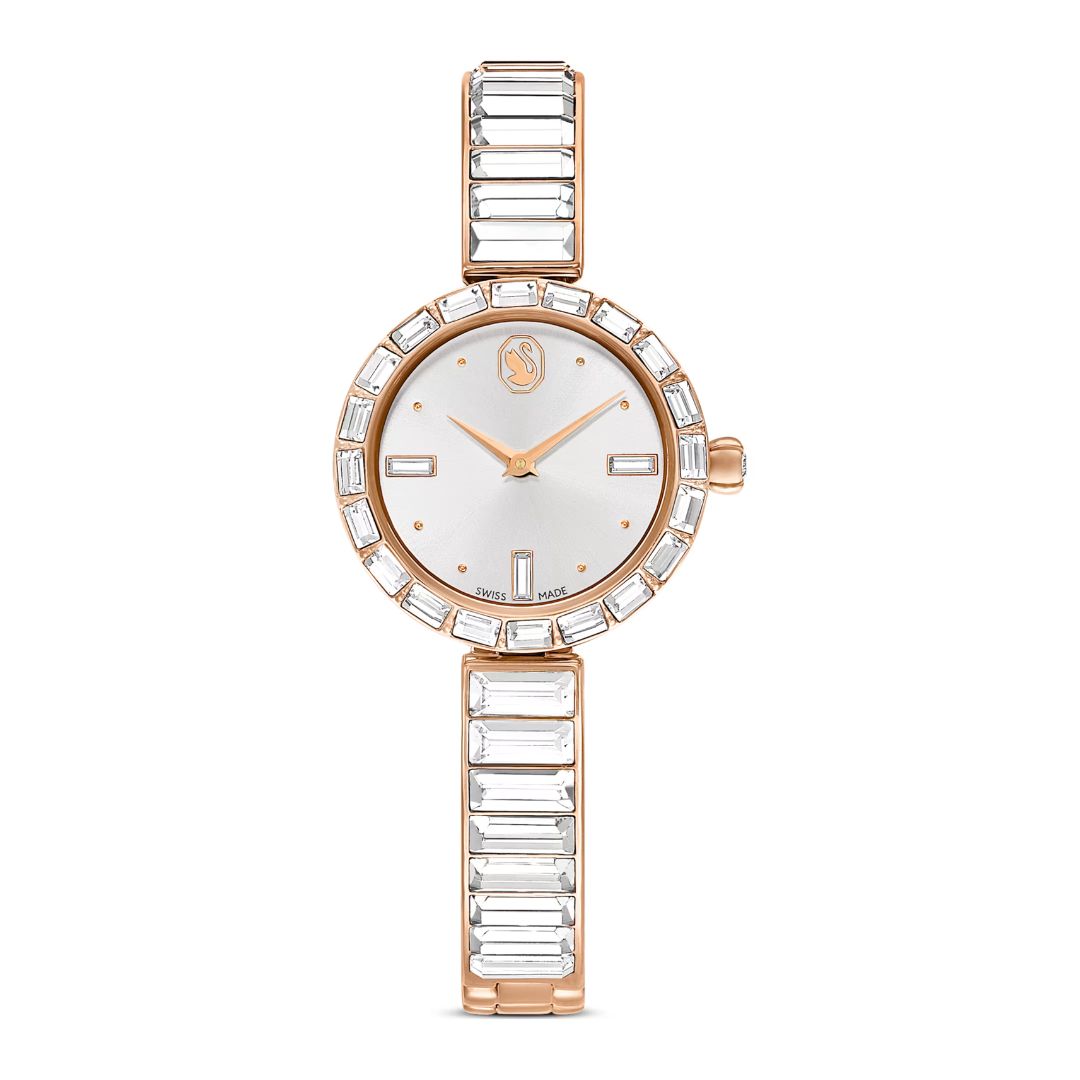 Swarovski Matrix rannekello, ruusukullanvärinen ja kirkkaat kristallit, 5677484
