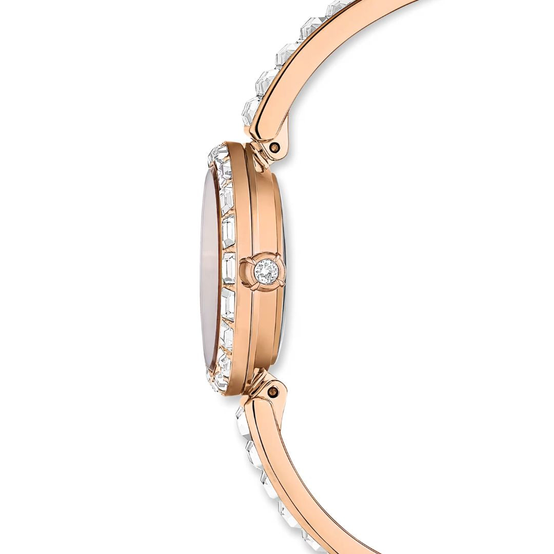 Swarovski Matrix rannekello, ruusukullanvärinen ja kirkkaat kristallit, 5677484