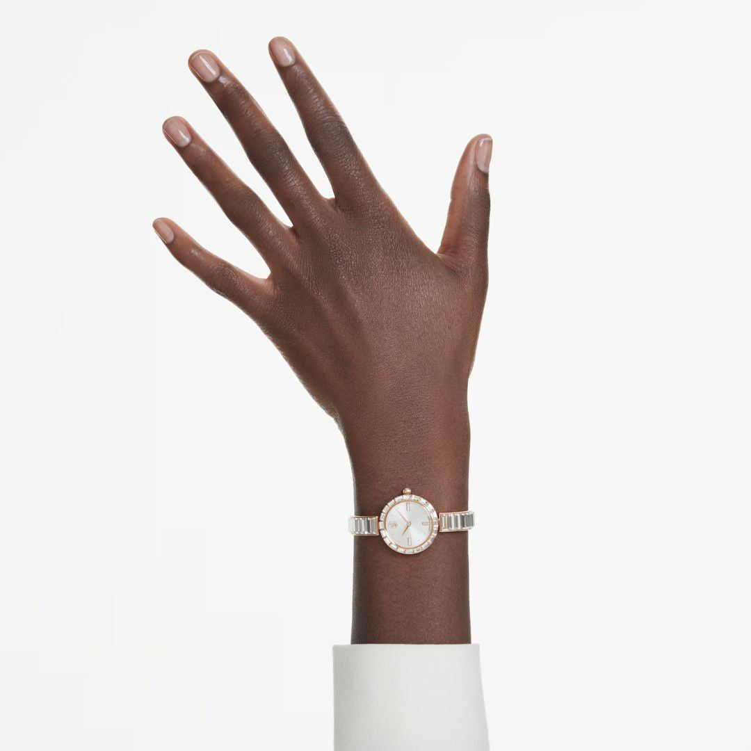 Swarovski Matrix rannekello, ruusukullanvärinen ja kirkkaat kristallit, 5677484