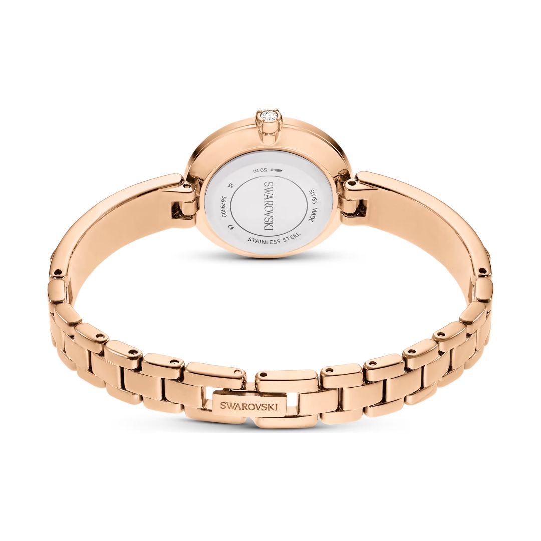 Swarovski Matrix rannekello, ruusukullanvärinen ja vaaleanpunaiset kristallit, 5679890