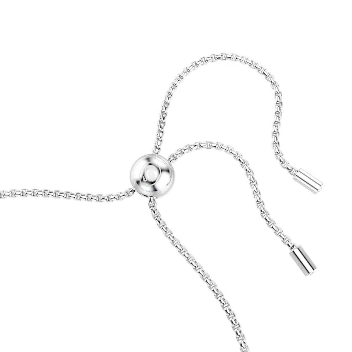 Swarovski Matrix rannekoru, vaalea metalli, vihreät ja kirkkaat zirkonit, 5758987