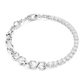 Swarovski Matrix rannekoru, vaalea metalli ja kirkkaat zirkonit, 5753926