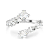 Swarovski Matrix rannekoru, vaalea metalli ja kirkkaat kristallit
