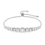 Swarovski Matrix rannekoru, vaalea metalli ja kirkkaat kristallit, 5690677