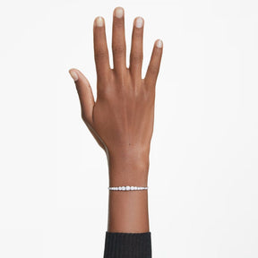 Swarovski Matrix rannekoru, vaalea metalli ja kirkkaat kristallit, 5690677