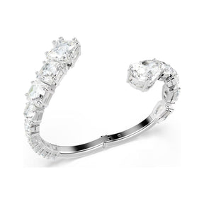 Swarovski Matrix rannekoru, vaalea metalli ja kirkkaat kristallit