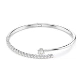 Swarovski Matrix rannerengas, vaalea metalli ja kirkkaat zirkonit, 5753569