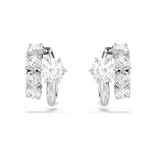 Swarovski Matrix rengaskorvakorut, vaalea metalli ja kirkkaat zirkonit, 5753572