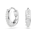 Swarovski Matrix rengaskorvakorut, vaalea metalli ja kirkkaat kristallit 5690670