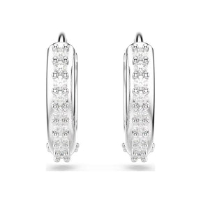 Swarovski Matrix rengaskorvakorut, vaalea metalli ja kirkkaat kristallit 5690670