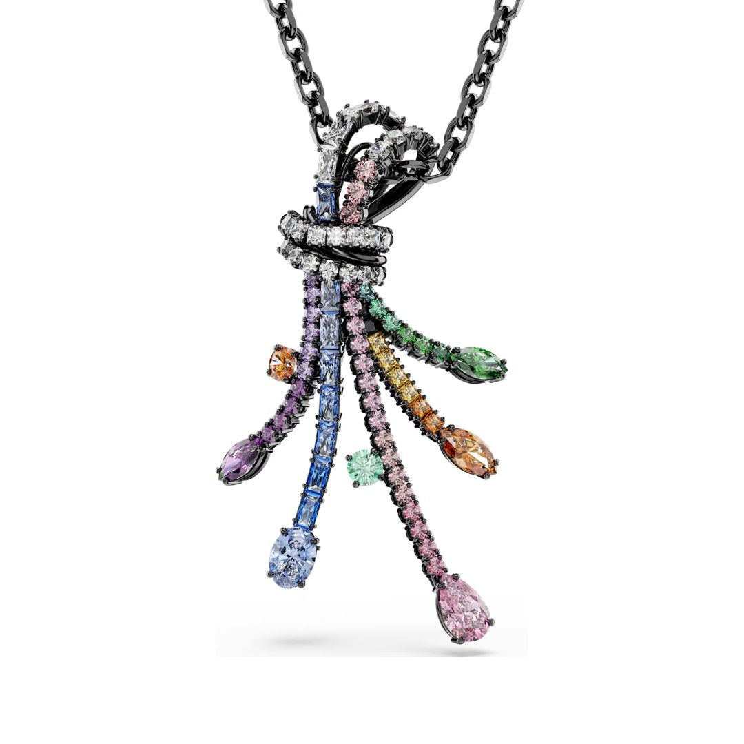 Swarovski Matrix Pendant and Brooch, Multi-Colored Crystals 5742674