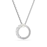 Swarovski Matrix riipus, vaalea metalli ja kirkkaat kristallit 5688751