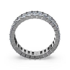 Swarovski Matrix sormus, tumma metalli ja kirkkaat kristallit, 5648916