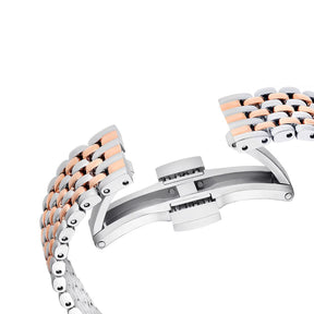 Swarovski Matrix tennis 7-link rannekello, ruusukullanväri, hopeanväri ja kirkkaat kristallit, 5672971