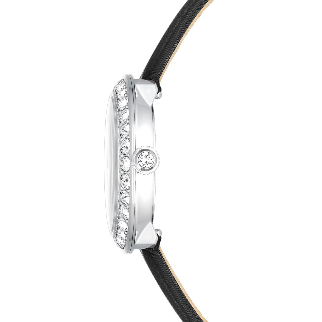 Swarovski Matrix Tennis Watch, Silver Color and White Crystals, 570666