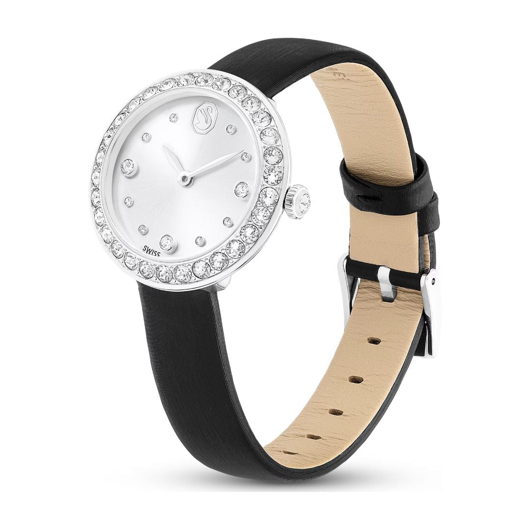 Swarovski Matrix Tennis Watch, Silver Color and White Crystals, 570666