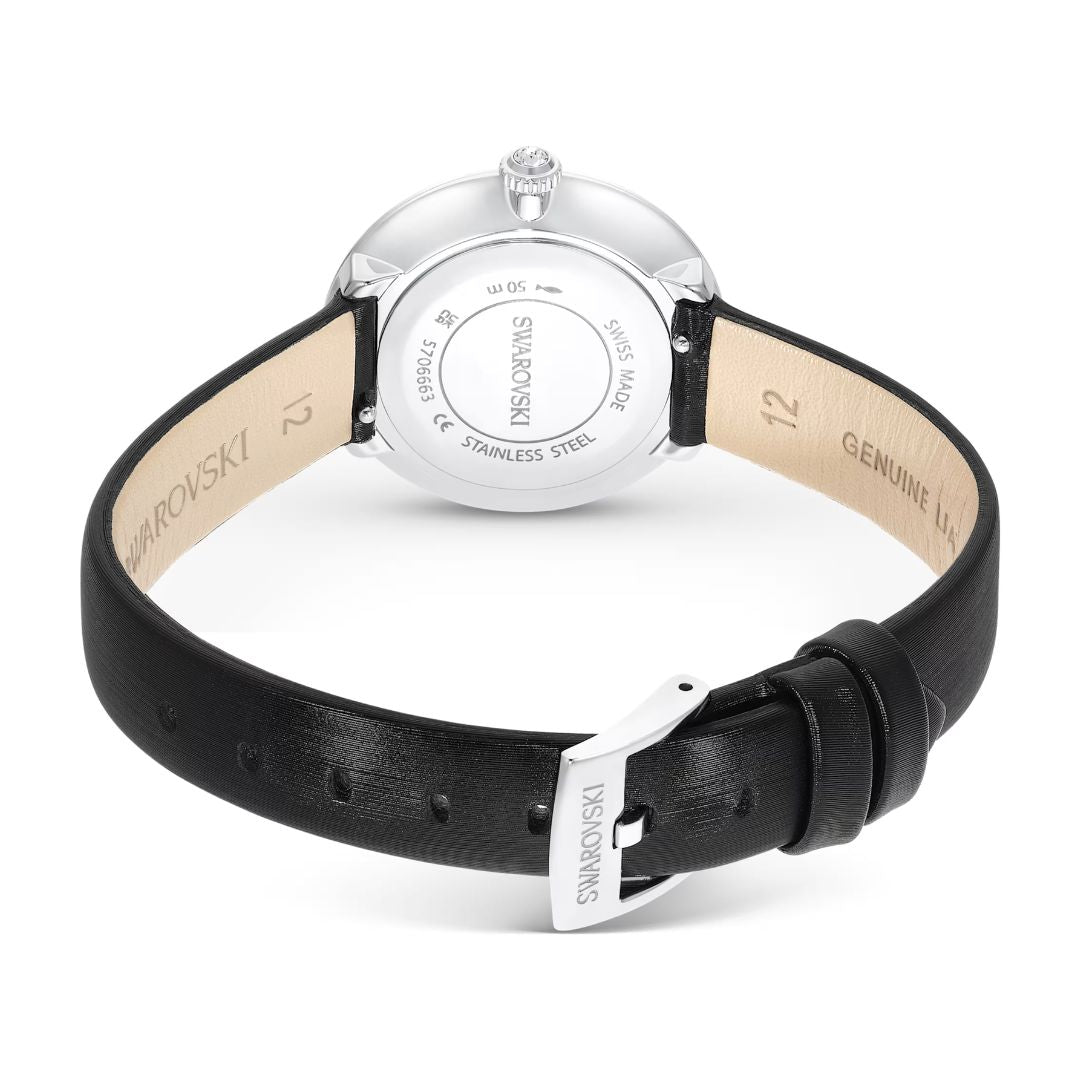 Swarovski Matrix Tennis Watch, Silver Color and White Crystals, 570666