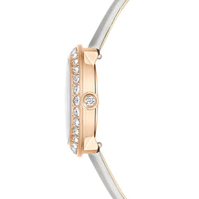 Swarovski Matrix tennis rannekello, ruusukullanväri ja kirkkaat kristallit, 5710105