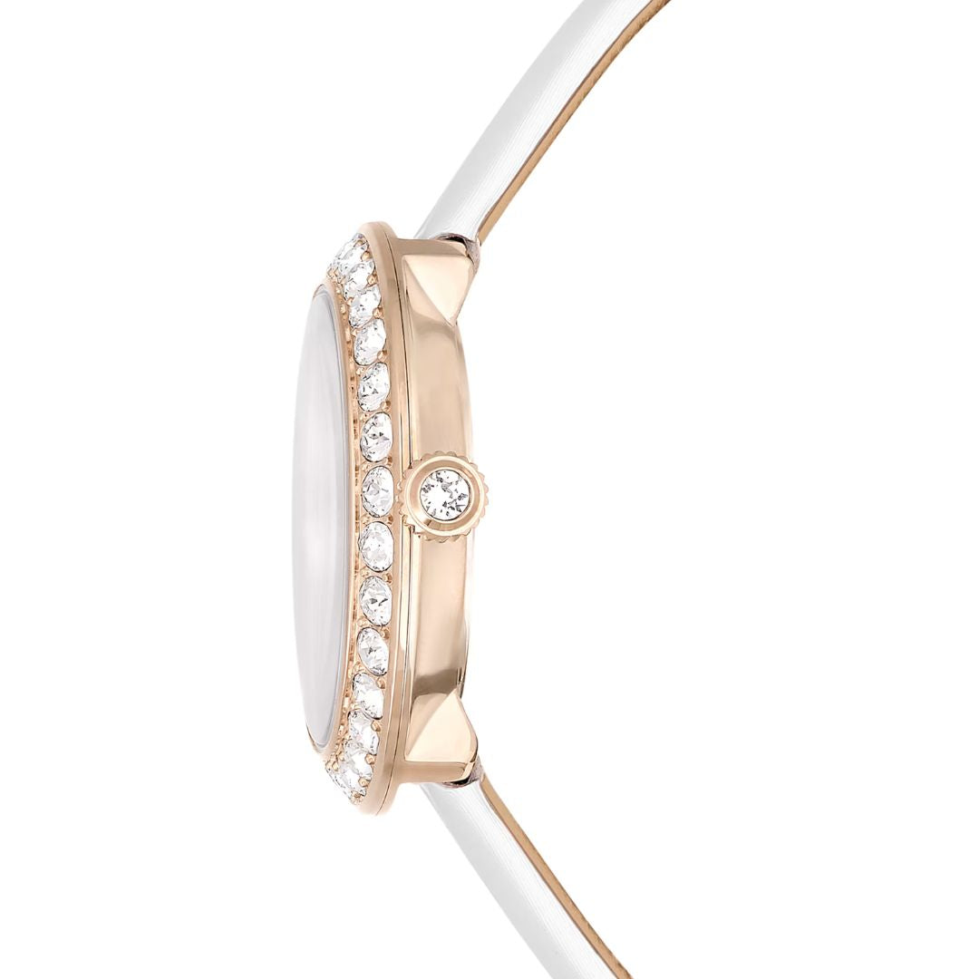 Swarovski Matrix tennis rannekello, samppanjakullanväri ja kirkkaat kristallit, 5710103