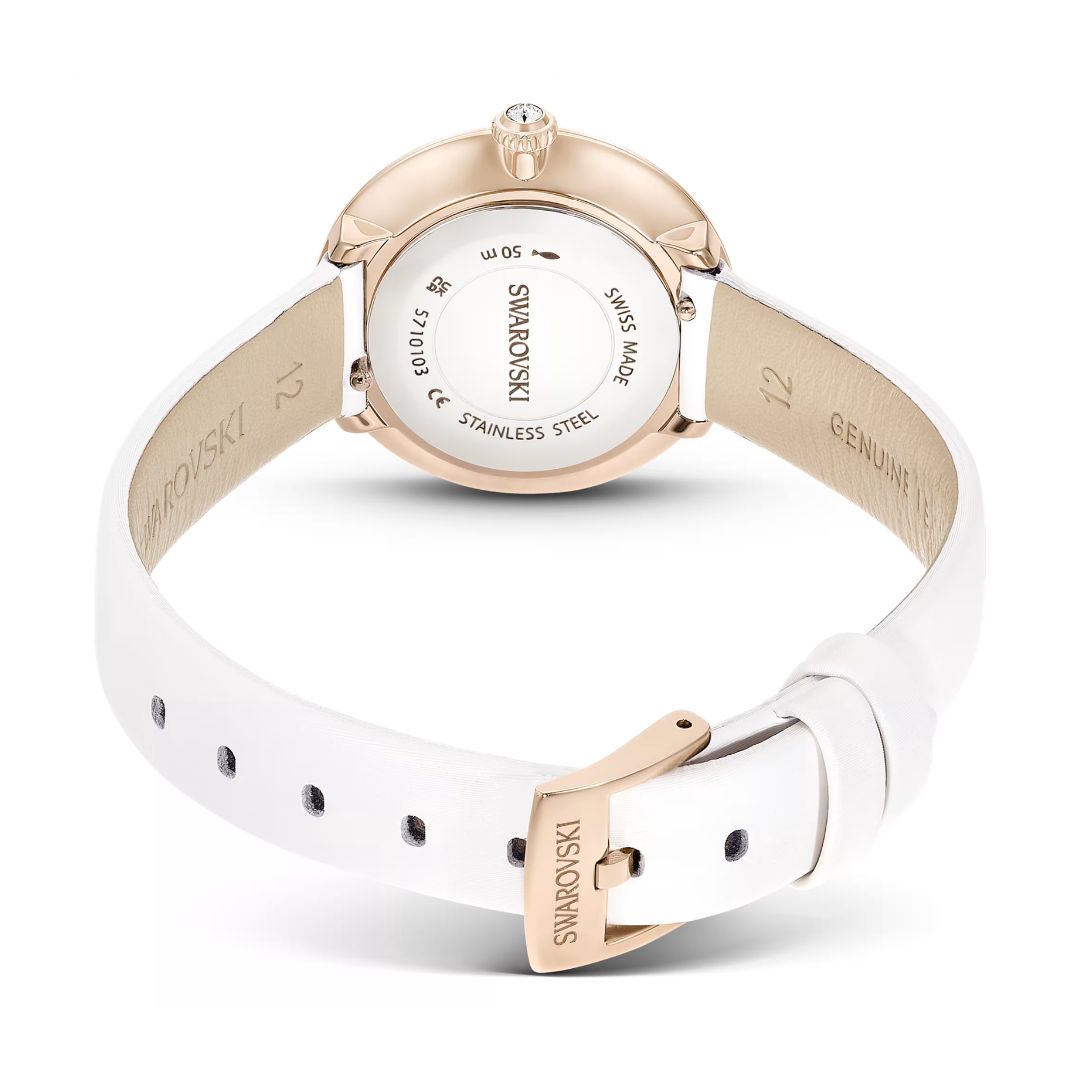 Swarovski Matrix tennis rannekello, samppanjakullanväri ja kirkkaat kristallit, 5710103