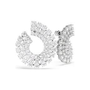 Swarovski Matrix rengaskorvakorut, vaalea metalli ja kirkkaat zirkonit 5705834