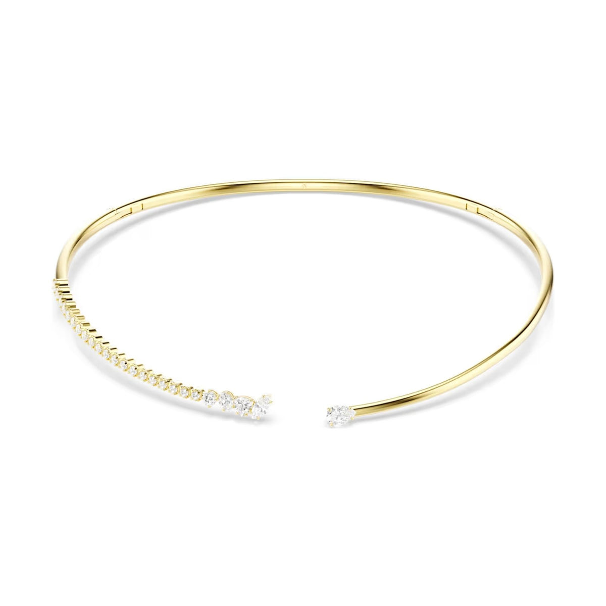 Swarovski Mesmera choker kaulakoru, keltakullattu ja kirkkaat zirkonit, 5765175