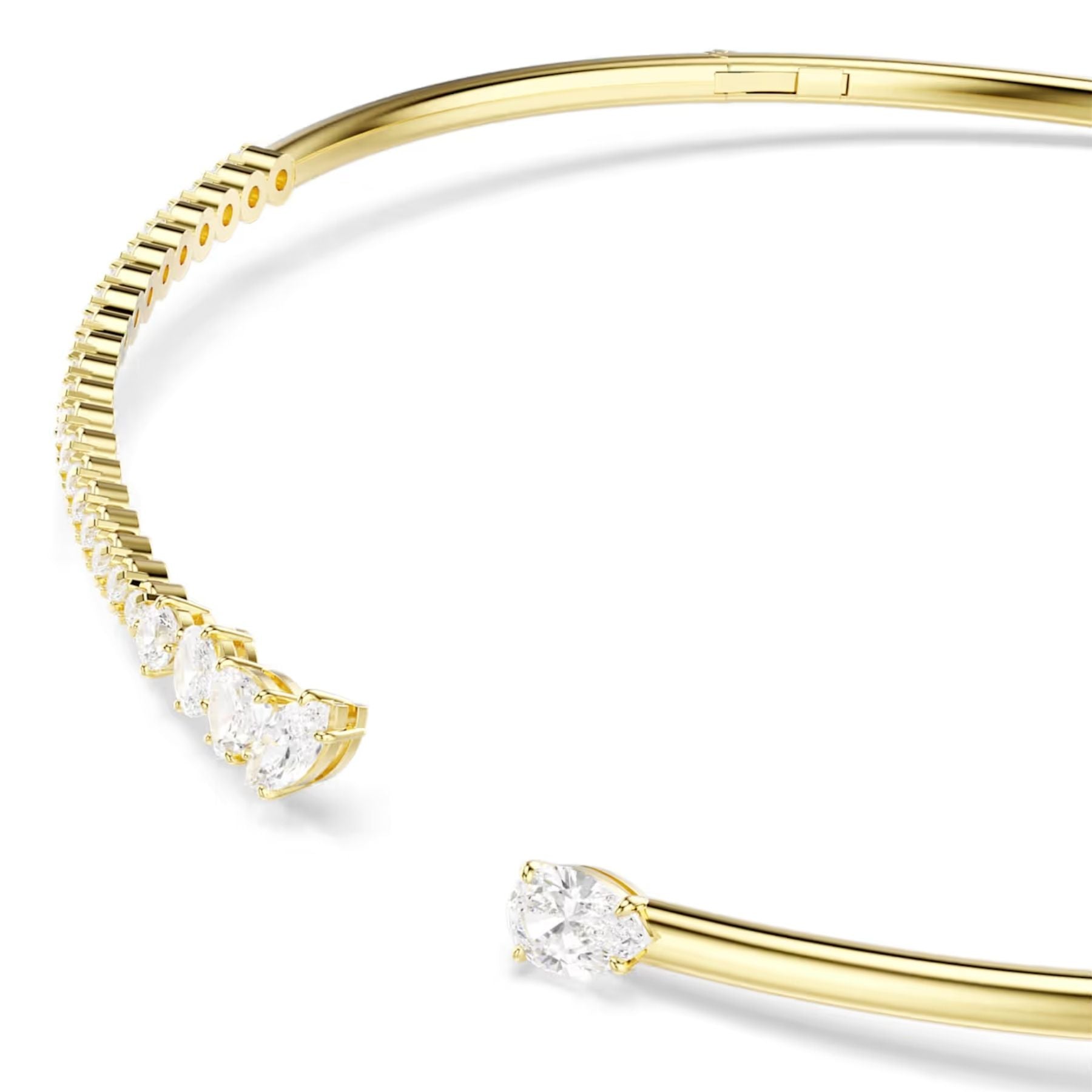 Swarovski Mesmera choker kaulakoru, keltakullattu ja kirkkaat zirkonit, 5765175