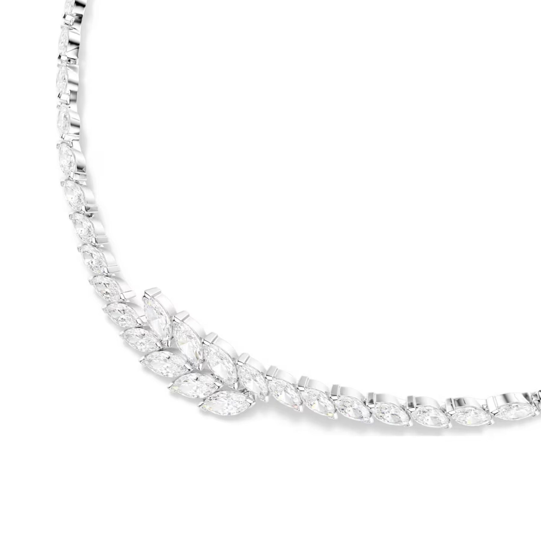 Swarovski Mesmera kaulakoru, vaalea metalli ja kirkkaat zirkonit, 5748004