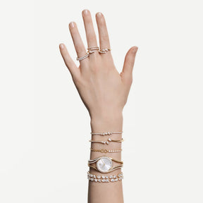 Swarovski Mesmera rannekoru, keltakullattu ja kirkkaat zirkonit, 5747939
