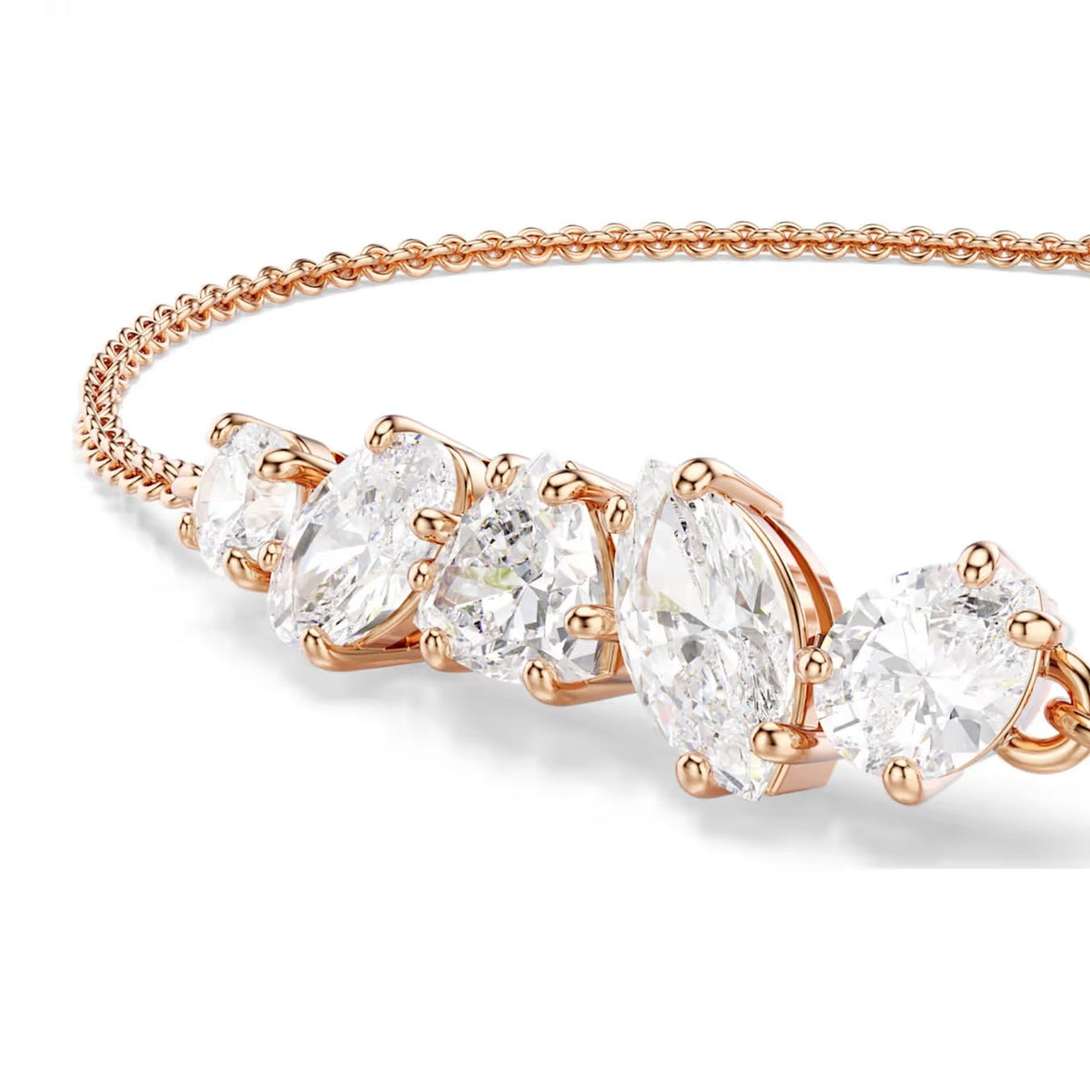 Swarovski Mesmera rannekoru, rosekullattu ja kirkkaat zirkonit, 5764801