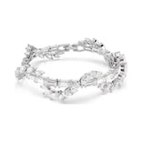 Swarovski Mesmera rannekoru, vaalea metalli ja kirkkaat zirkoniat, 5754818