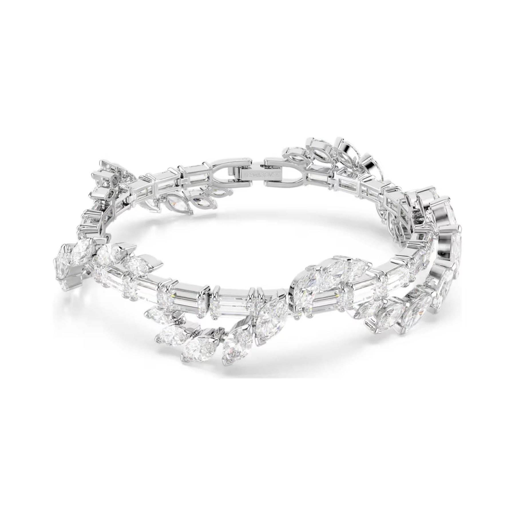 Swarovski Mesmera rannekoru, vaalea metalli ja kirkkaat zirkoniat, 5754818